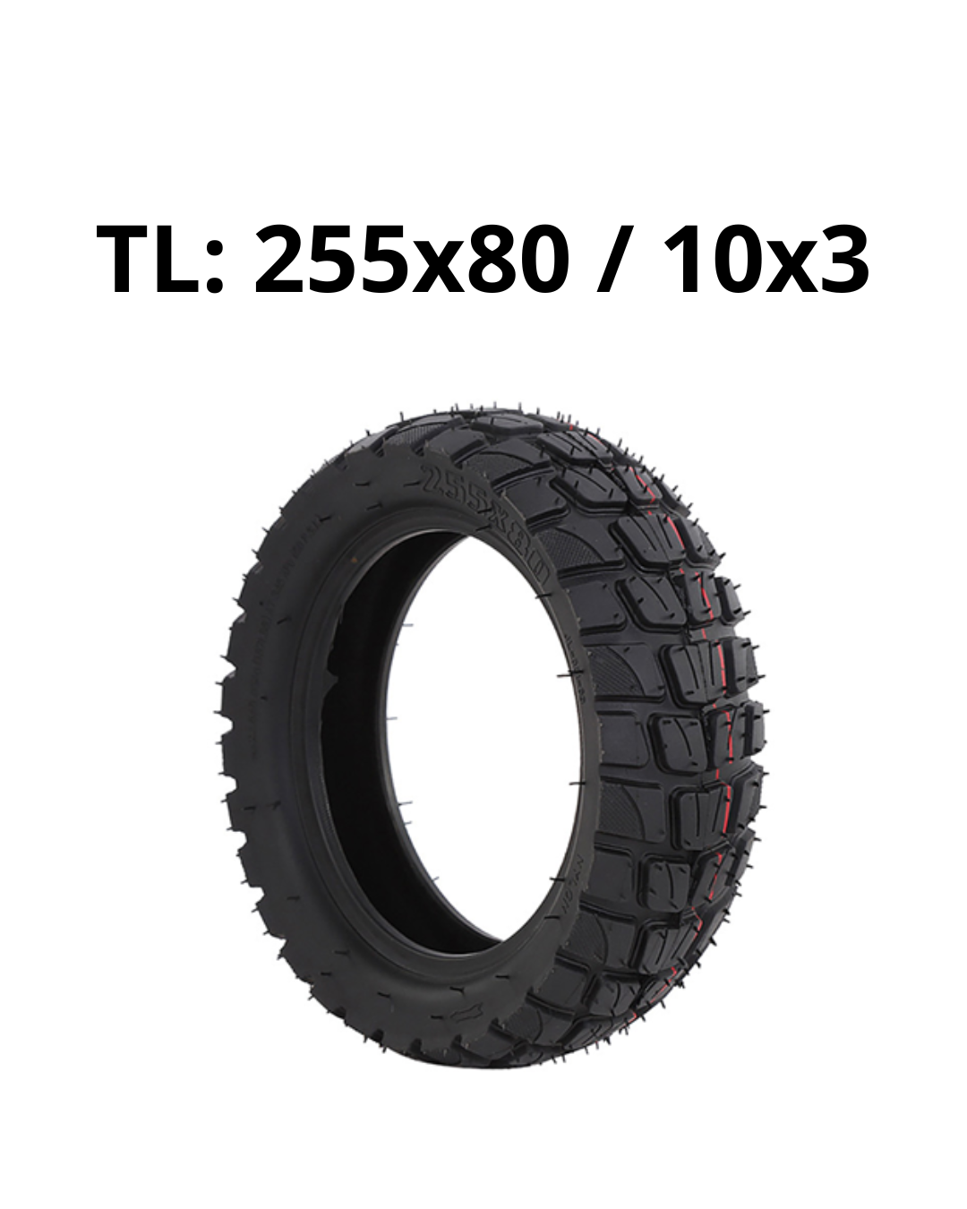 Tubeless guma 255x80 / ​​10x3 za Kukirin G2 Master