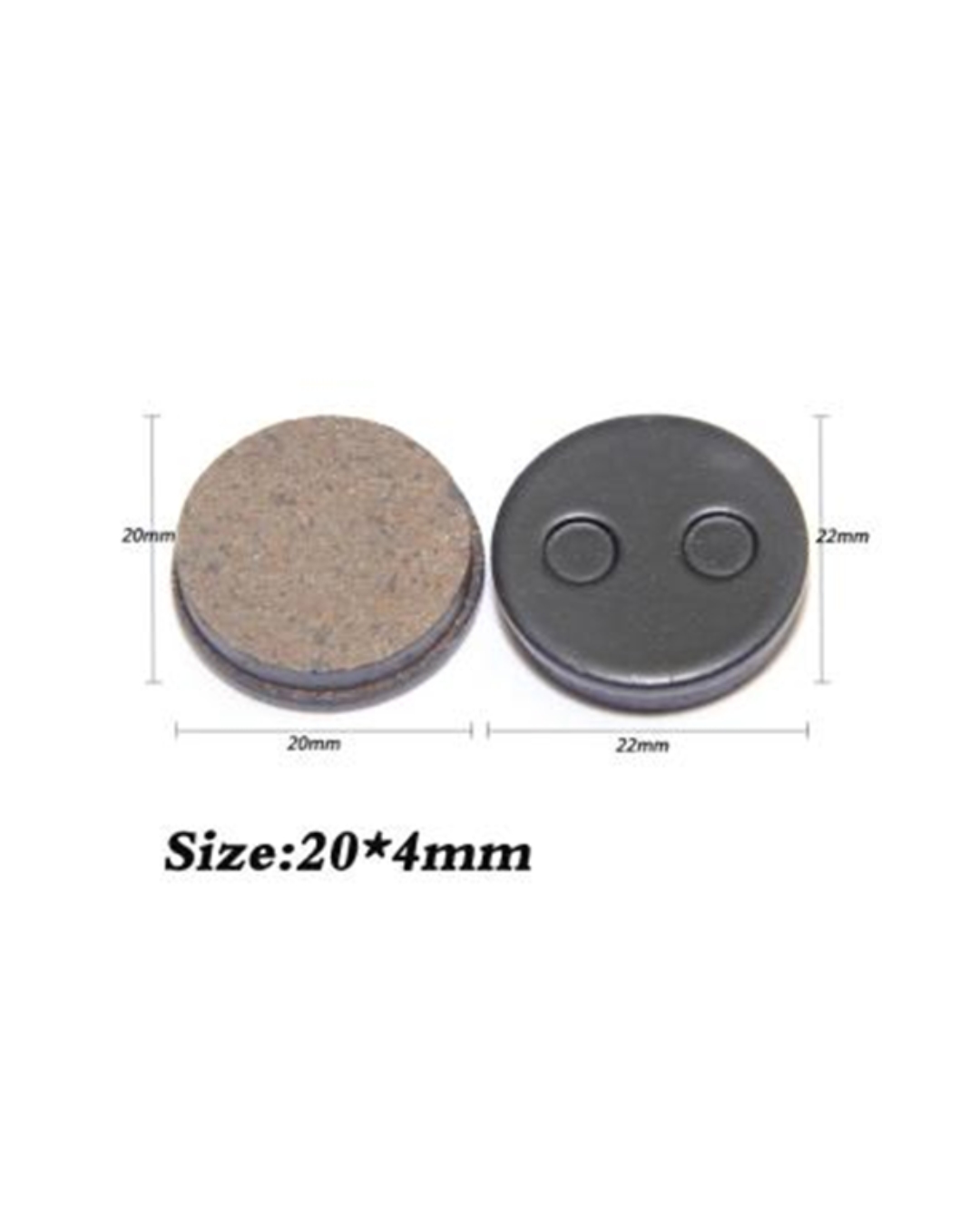 Resin kočione pločice / Pakne 20x4mm za Xiaomi M365 i druge