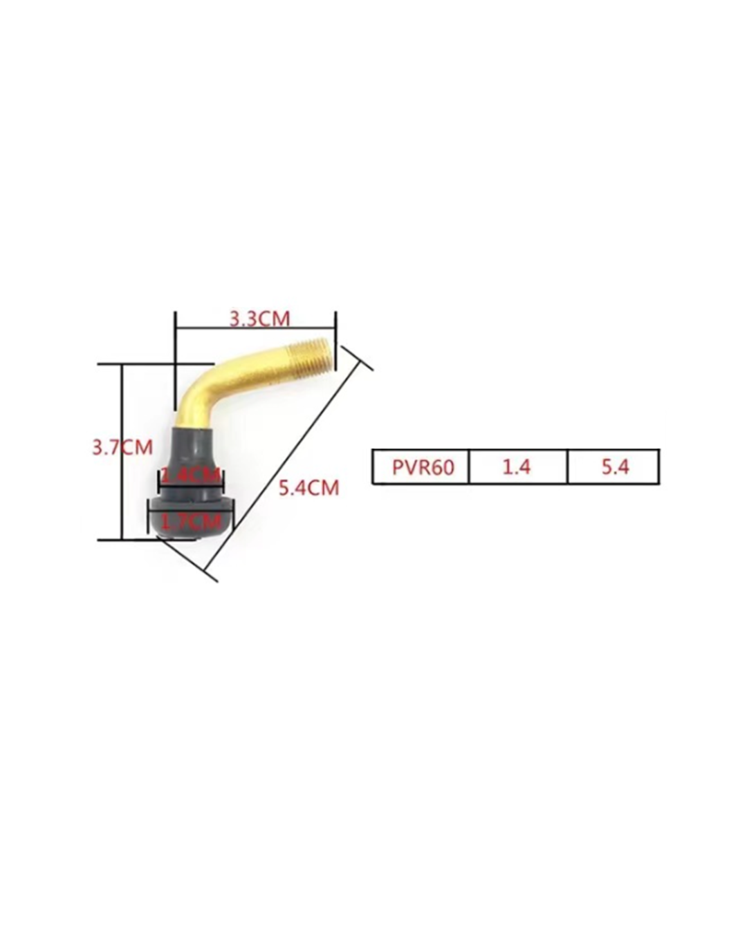 Tubeless ventil pod kutom (2kom)